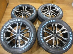 200系 ハイエース ゼロブレイク S ZERObreak S ホイール 新品 ホワイトレタータイヤ 4本 6H-139.7 17インチ 215/60R17C 109/107T 8PR LT