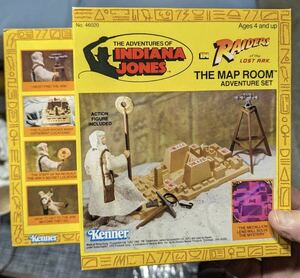 オールド ケナー インディアナ ジョーンズ マップ ルームOld kenner ROTLA INDIE JONES MAP ROOM ADVENTURE SET misb