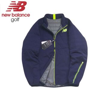 新品タグ付 23年新作 軽量極暖 NEW BALANCE GOLF 撥水防風 中綿 ナイロンジャケット ブルゾン メンズ5 ニューバランス ゴルフウェア2411258