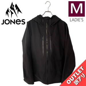 【OUTLET】22-23 JONES Women’s SHRALPINIST STRETCH 3L JKT BLACK Mサイズ レディース スノーボード スノボウェア ジャケット