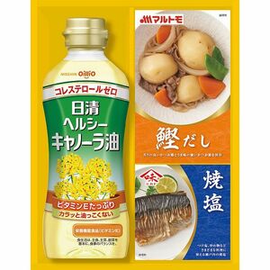 〔お歳暮ギフト〕日清ヘルシーオイル&バラエティ調味料ギフト S-A 〔申込締切12/20、お届け期間11月末～〕〔全国配送可〕