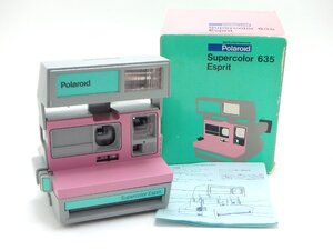 ★ハローカメラ★1円スタート★4739 Polaroid Supercolor SC635 エスプリカメラ Esprit 箱有 動作未確認 綺麗 ポラロイドカメラ 即決あり