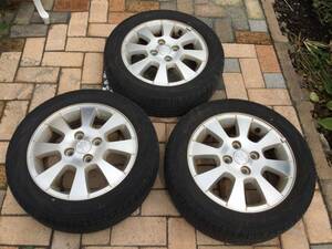 中古 ズズキ純正 14×4.5J +45　ヨコハマ 165/60R14 3本