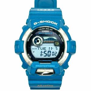  レア CASIO G-SHOCK カシオ Gショック ジーショック イルクジ GWX-8900K ブルー　デジタル 電波 ソーラー 稼働 腕時計 時計