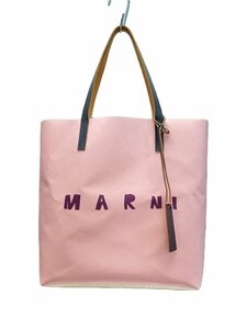 MARNI◆トートバッグ/PVC/PNK/無地