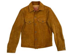 36 FREEWHEELERS HIPSTER REUNION LOT 667 GOLD BUD Bull Hide Suede フリーホイーラーズ ゴールドバド ブルハイドスエード ジャケット