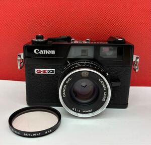 # Canon Canonet QL17 G-III QL BLACK フィルムカメラ レンジファインダー 40mm F1.7 シャッター、露出計OK 動作確認済 ブラック キャノン