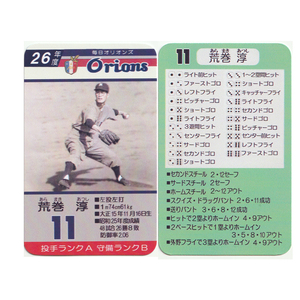 ＜自製品＞タカラ プロ野球カードゲーム style 昭和26年（※商品説明必読ください※）