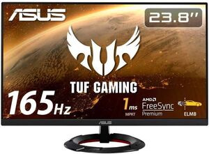 ASUS TUF Gaming VG249QM1A ゲーミングモニター 23.8型 FHD(1920x1080) Fast IPS 1ms(GTG) 99% sRGB FreeSync Premium