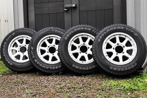 中古 185/85R16 スタッドレス+アルミ 4本セット ジムニーJB23で使用 ジオランダーI/T-S