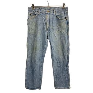 Wrangler デニムパンツ W36 ラングラー ビッグサイズ ライトブルー コットン メキシコ製 古着卸 アメリカ仕入 2312-412