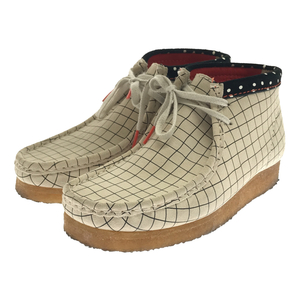 Clarks クラークス 【lay3660M】 WALLABEE ROCKY チェック 26110026 UK7 25.5cm相当 ワラビー ユニセックス シューズ 靴 クツ MR