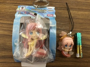 ワンピース しらほし姫 デフォルメフィギュアキーホルダー(新品未使用 非売品) ストラップ（中古現状品良品）