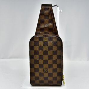 極美品 鑑定済 正規品 LOUIS VUITTON ルイヴィトン ジェロニモス N51994 ダミエ ボディバッグ ショルダーバッグ 即日配送 K269-30