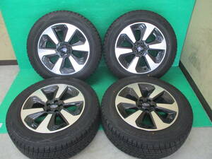 ☆美品☆DUNLOP WINTERMAXX 225/60R17 スバル SJ系 フォレスター 後期 純正【17×7J+48 5H-100】埼玉県発 現物確認OK♪アウトバック