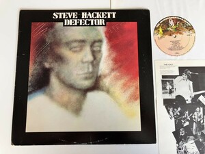 【PROMO/US盤】Steve Hackett / DEFECTOR LP CHARISMA US CL-1-3103 80年4thソロGenesisGTRPete HicksJohn HackettNick Magnus