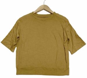 良品計画★（XS〜S）Tシャツ カットソー /黄土色