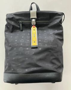 【中古品】MCM キャリーオンバッグ リュック　ブラック