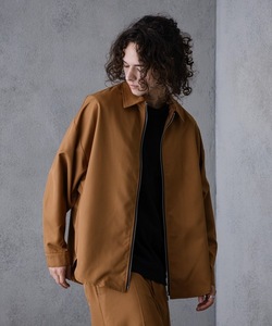 「UNIIT」 ジップアップブルゾン MEDIUM ベージュ メンズ