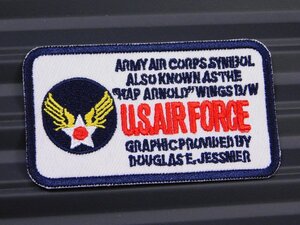 ◆送料\110◆【U.S.AirForce・USAF】※《アイロン刺繍ワッペン》　アメリカン雑貨　刺繍ワッペン　アイロンワッペン