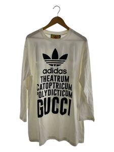 GUCCI◆長袖Tシャツ/M/コットン/ホワイト/721393 XJEXL/グッチ