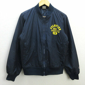 D■チャンピオン/champion 中綿入りジャケット ブルゾンJKT【M】黒/MENS/55【中古】