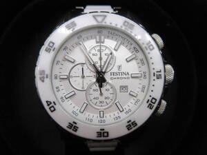 【★１円～★現状販売！】[UK16326]腕時計(クオーツ) FESTINA CHRONO [F16628]