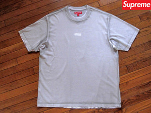 Supreme Overprint Small Box S/S Top 24SS　Grey/XLarge 国内正規品 シュプリーム Tee Tシャツ ボックスロゴ boxlogo 