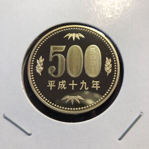 500円プルーフ硬貨　平成19年 セット出し