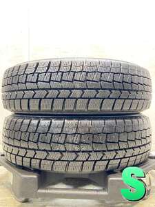 中古タイヤ スタッドレスタイヤ 2本セット 155/65R13 ダンロップ ウィンターマックス WM02