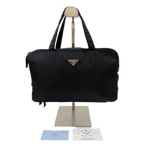 【中古】プラダ PRADA レディース ナイロン ミニ ボストンバッグ ハンドバッグ Gカード