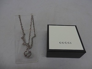 グッチ GUCCI インターロッキング G ロゴネックレス 4217G 8402