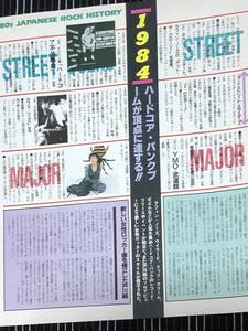 戸川純　ハードコア不法集会　ストリートスライダーズ　 切り抜き　当時物 　レベッカ　サザンオールスターズ　ラフィンノーズ　ノッコ