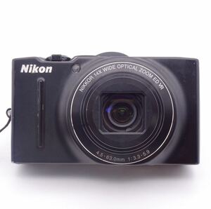 【動作確認済】 Nikon COOLPIX S8200 コンパクトデジタルカメラ ブラック ニコン クールピクス 現状販売 画面難アリ