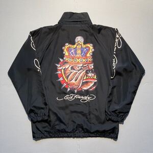 ED HARDY エドハーディー ブルドッグ デザイン ジャケット M