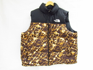 THE NORTH FACE ザ ノースフェイス Nuptse Vest ダウンベスト 総柄 キリン柄 NF0A3JQQ アウター ヌプシベスト ■100251