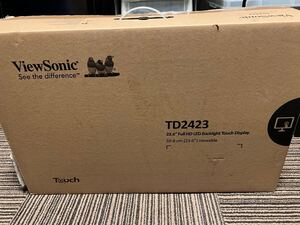 ViewSonic TD2423 タッチパネルモニター　1度のみ使用　中古