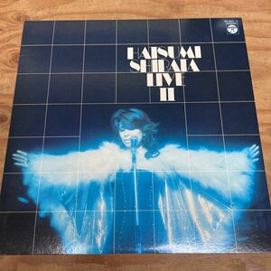 しばたはつみ/HATSUMI SHIBATA LIVE II Gatefold 2LP（A775）