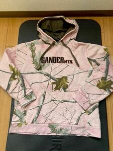 Gander Mountain Guide Series リアルツリー柄パーカー　フーディ　レディース L ピンク系　ロゴ刺繍　REALTREE アメリカ古着 