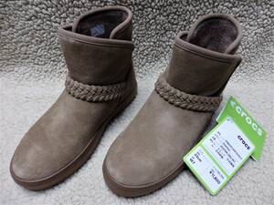 クロックスcrocs LodgePoint Suede Bootie 　Ｗ７　23㎝ 定価11,800円(税抜)　Hazelnut