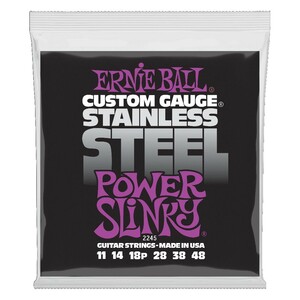 アーニーボール ERNIE BALL 2245 Power Slinky Stainless Steel Wound 11-48 Gauge エレキギター弦