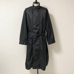 LQ MEN Yohji Yamamoto ナイロン ロング コート ブラック 黒 Lサイズ ヨウジヤマモト Y