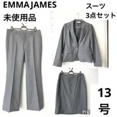 【大きいサイズ】EMMAJAMES スーツ　3点セット