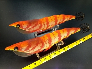 廃番 ヨーヅリ シュリンプハンター4.0号 #GSOT USED 2個セット ① アオリイカエギングに LOT OF 2 DISCONTINUED YO-ZURI SHRIMP HUNTER