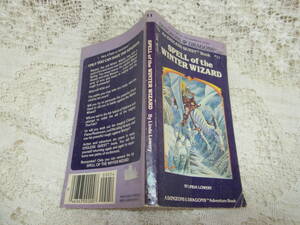 本☆洋書英文「spell of the winter wizard」1983冬の魔法使いの呪文エンドレスクエストブック11 ダンジョンズ&ドラゴンズアドベンチャ