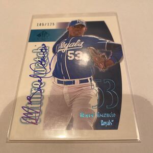 Miguel Ascencio RC 2002 UD SP Authentic RC auto Blue /125