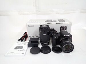 Canon キャノン EOS Kiss X9i デジタル一眼レフカメラ ダブルズームキット 18-55mm/55-250mm 説明書/元箱付 ∴ 6ECC7-1