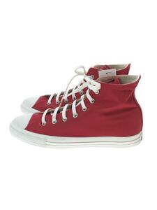 CONVERSE◆ハイカットスニーカー/24.5cm/RED/コットン