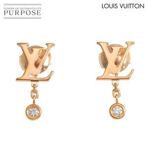 ルイ ヴィトン LOUIS VUITTON ピュス イディール ブロッサム ダイヤ ピアス K18 PG 750 Earrings Pierced 90254654