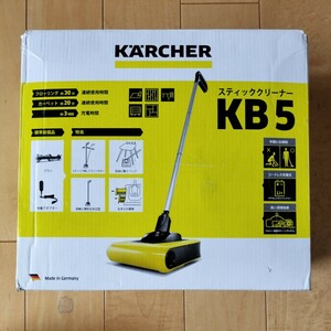 未使用　Karcher ケルヒャー コードレススイーパー イエロー KB5